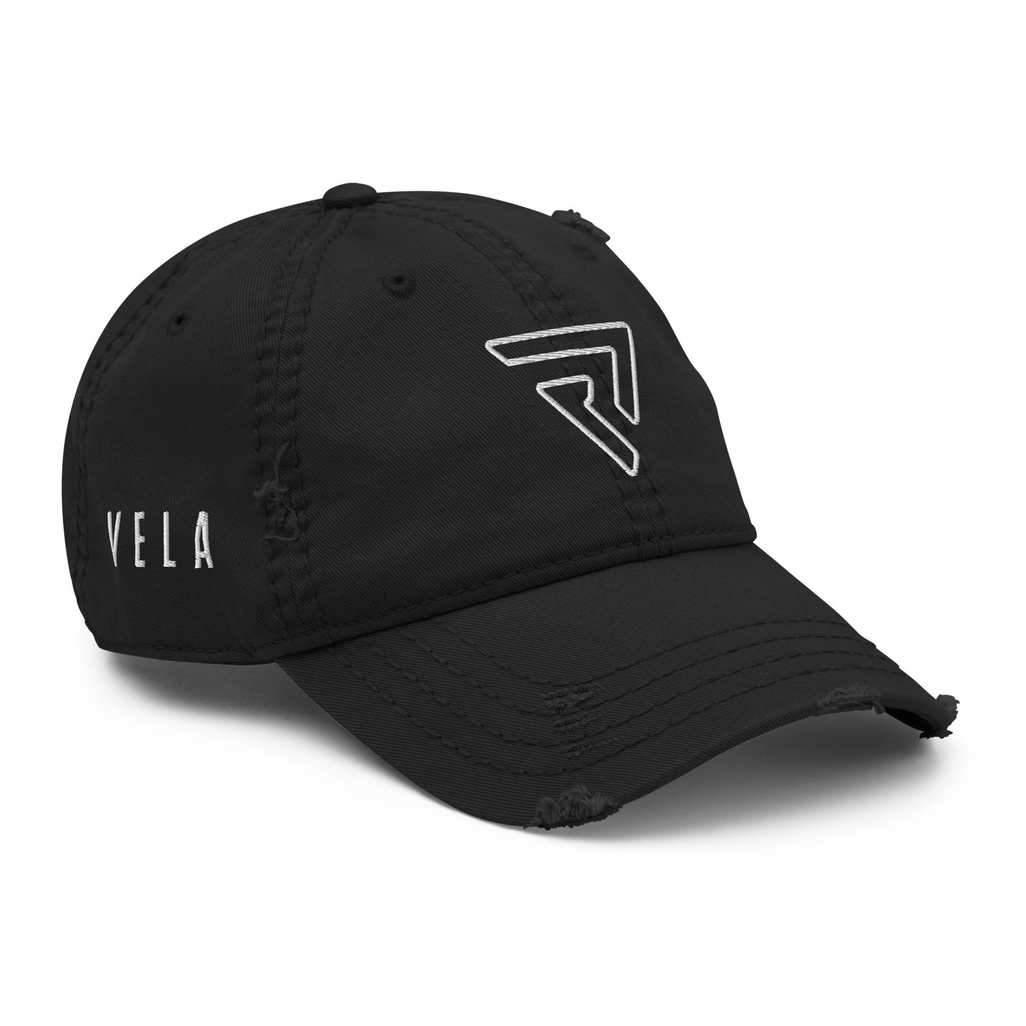 Embroidered Distressed Dad Hat
