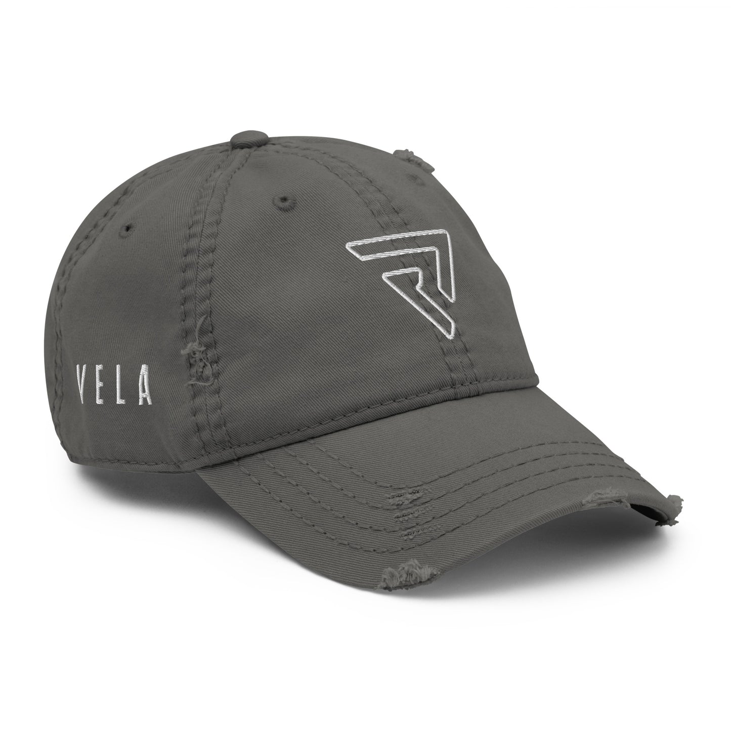 Embroidered Distressed Dad Hat