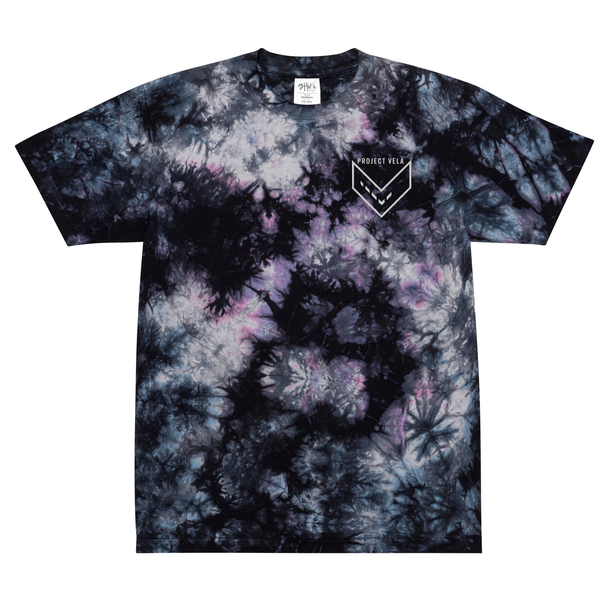 Embroidered Oversized tie-dye t-shirt – Project Vela