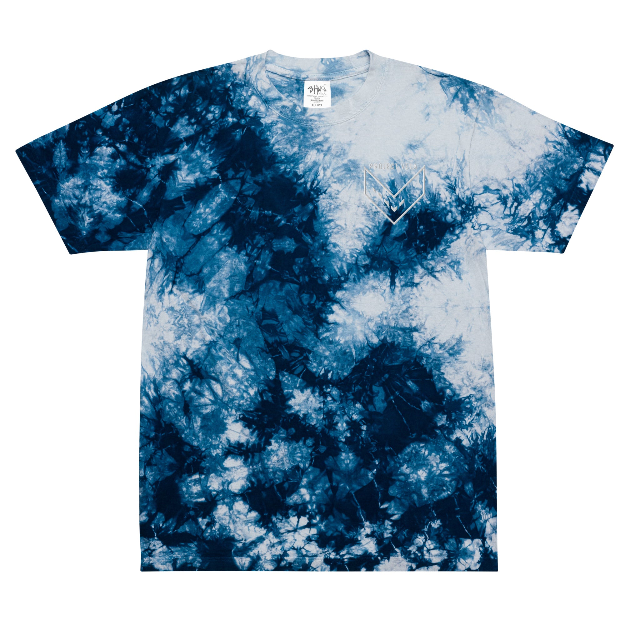 Embroidered Oversized tie-dye t-shirt – Project Vela